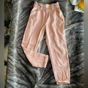 Pink corduroy pants